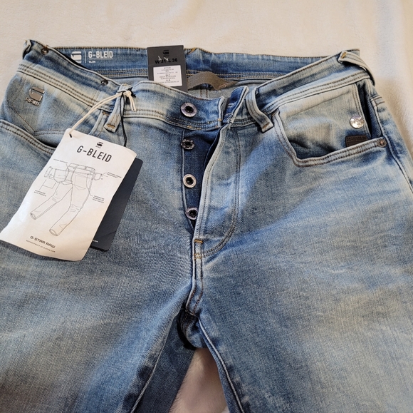 Raw G- bleid slim jeans - Picture 1 of 4